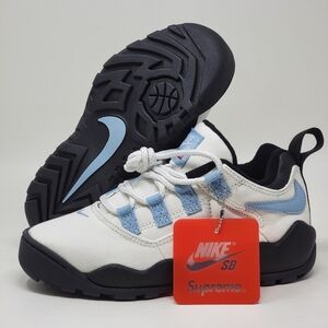 Supreme x Nike Air Darwin Low SB Sail FQ3000 100 Sneakers Shoes Men's Size 4 New